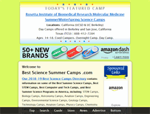 Tablet Screenshot of bestsciencesummercamps.com